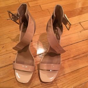 Calvin Klein nude heels - 4 inch heel